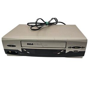 RCA Model VR546 VCR E202981 RCA VHS Video 4-Head Hi-Fi Stereo No Remote *Tested*